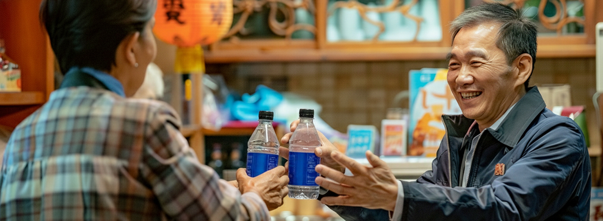 成功案例展示 - 企業 Logo 水瓶、議員服務處、宮廟活動照片